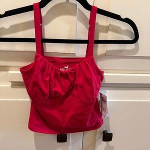 Cami Spagetti Strap Top Ruffles